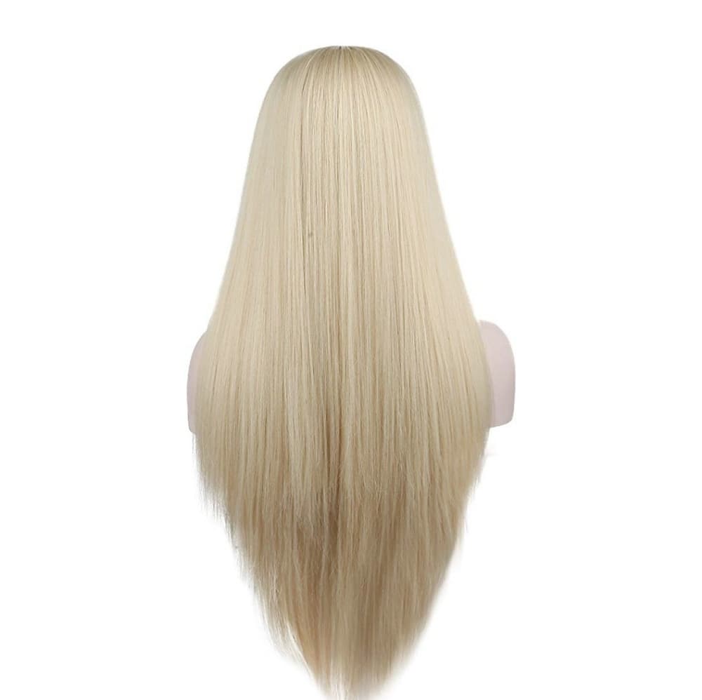 Platinum Blonde Straight Beauty Full Wig