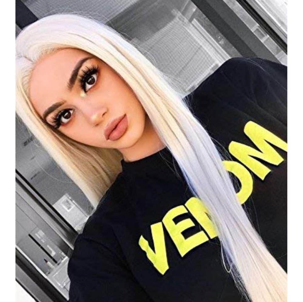 White Blonde Lace Front Wig