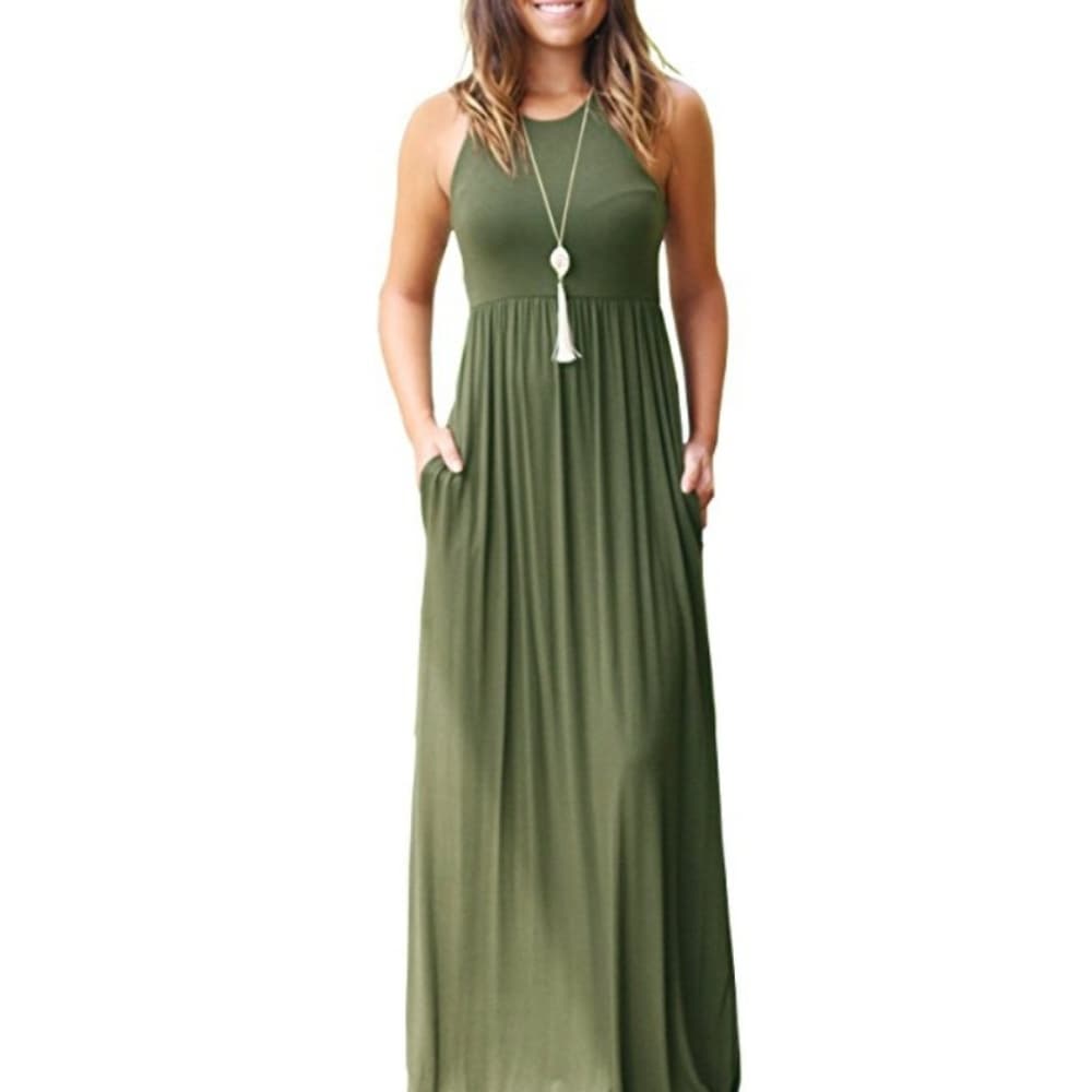 Sleeveless Racerback Dress