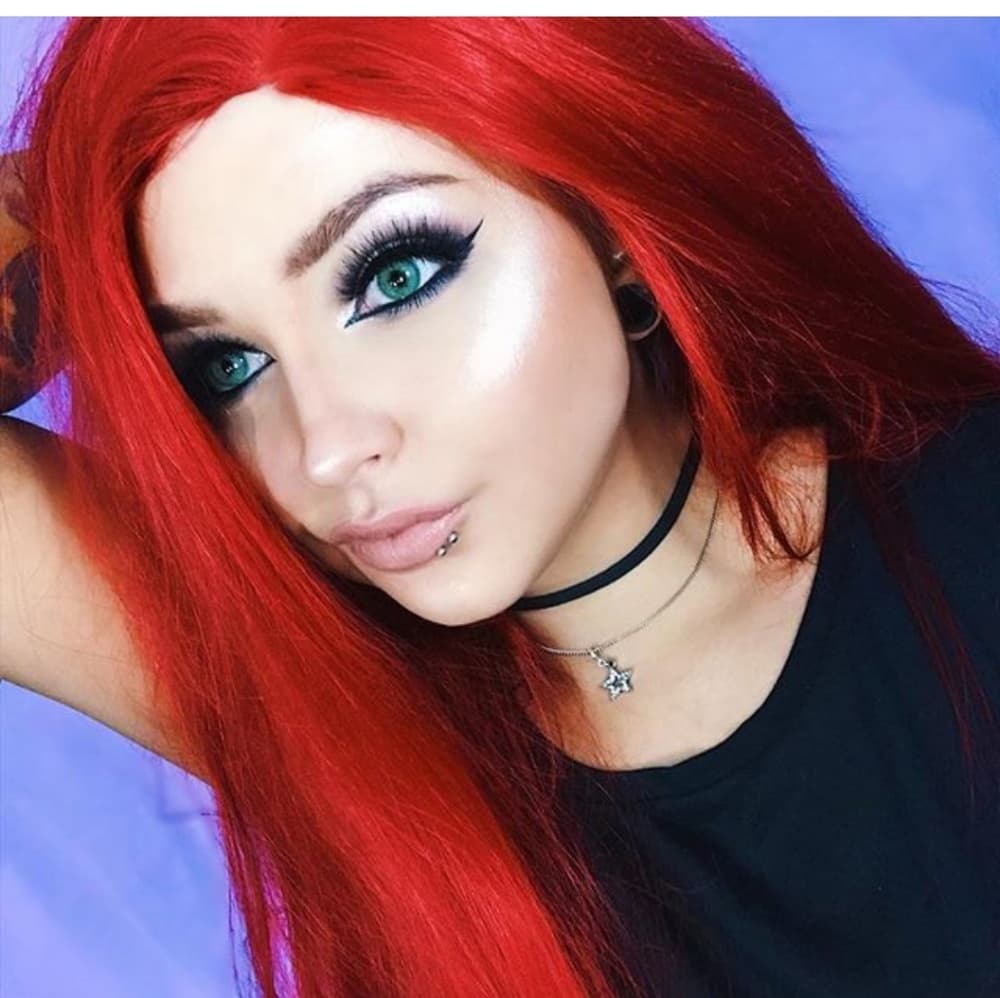 Red Beauty Lace Front Wig