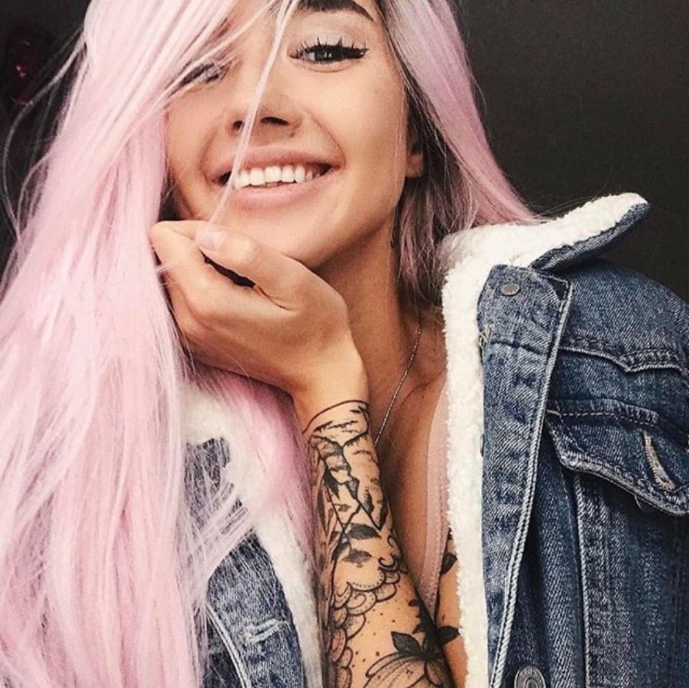 Ombre Pink Beauty Lace Front Wig