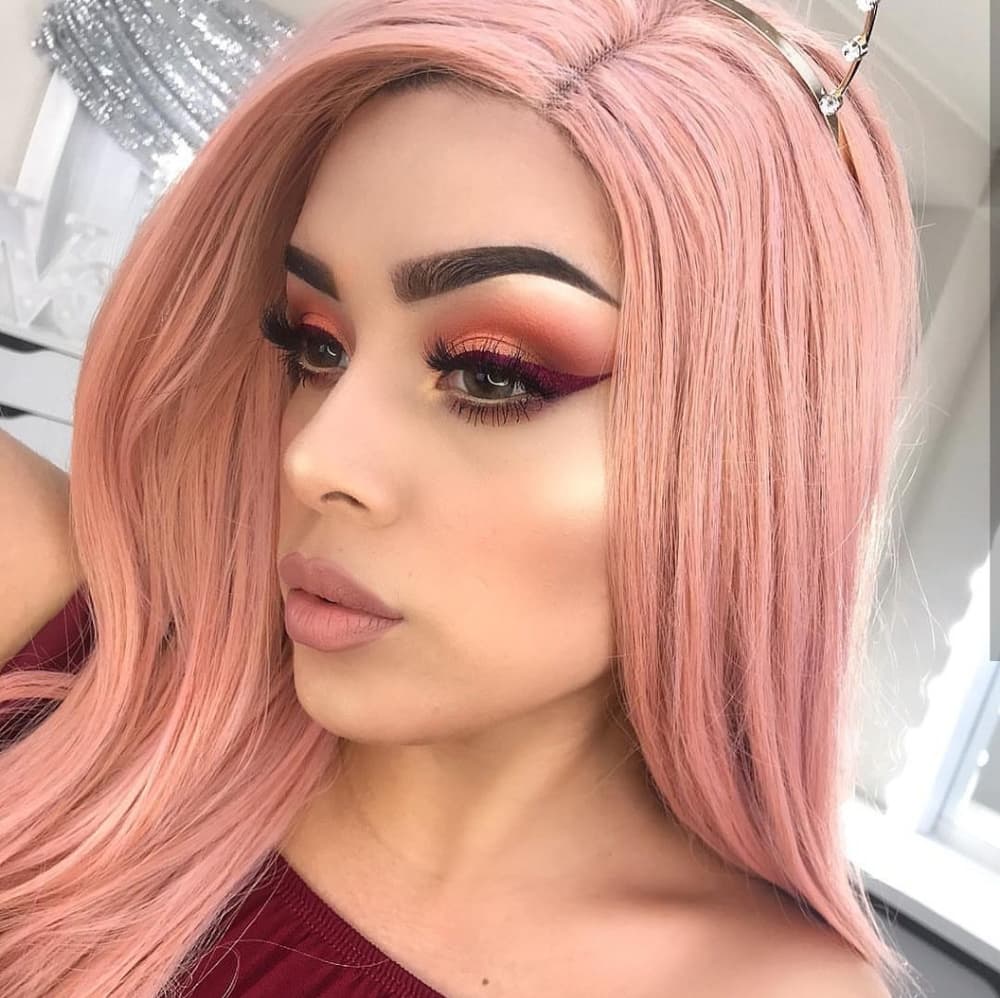 Pink Beauty Lace Front Wig