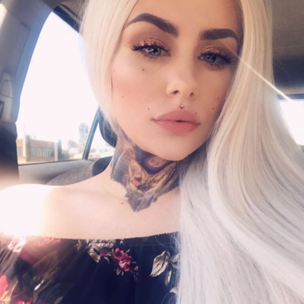 White Blonde Lace Front Wig