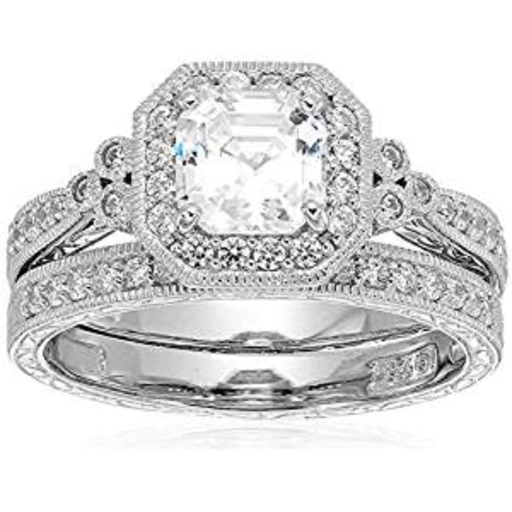Platimun Plated Sterling Silver Ring