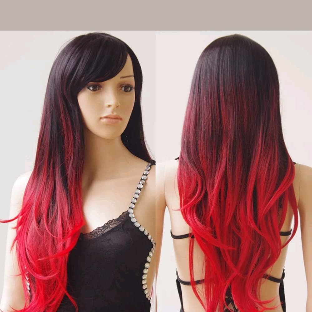 Ombre Red Beauty Wig