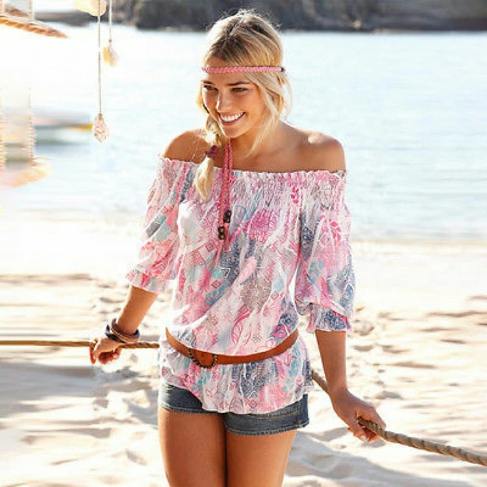 Pink Beauty Floral Blouse
