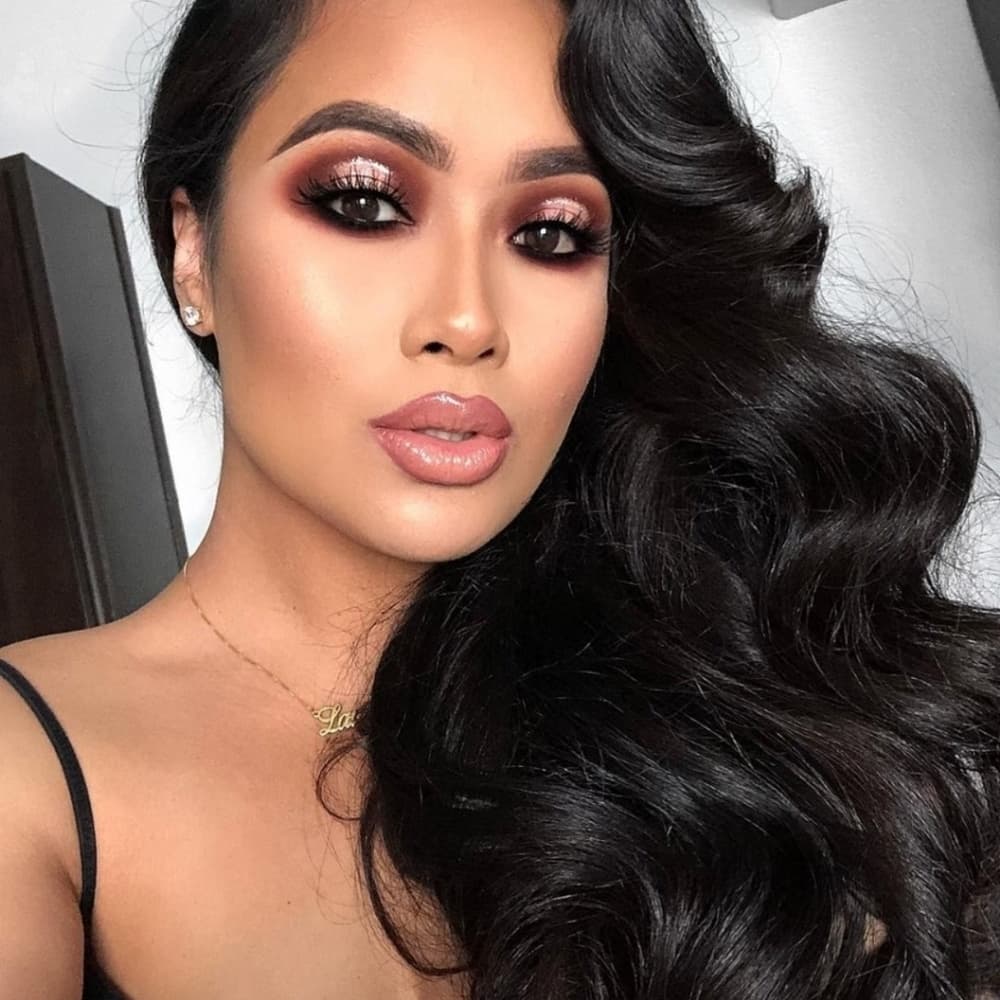 Dark Brown Body Wave Lace Front Wig