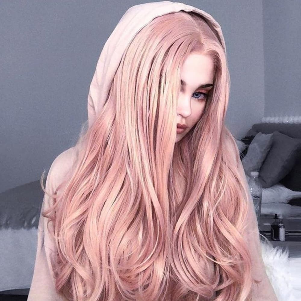 Pink Beauty Lace Front Wig