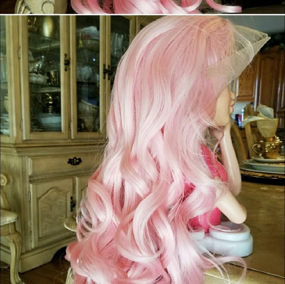 Pink Beauty Lace Front Wig