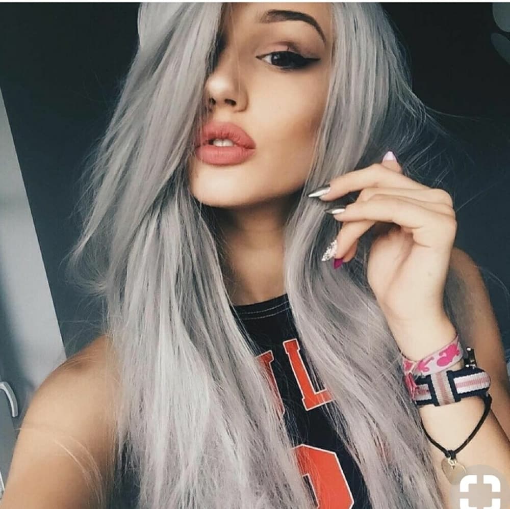 Gray Lace Front Wig