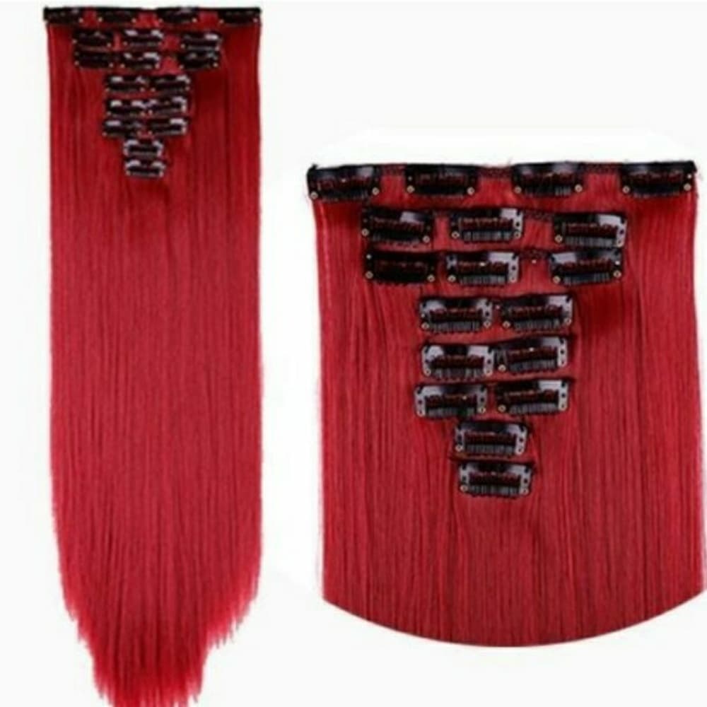 Red Beauty Full Head Clip in Extension