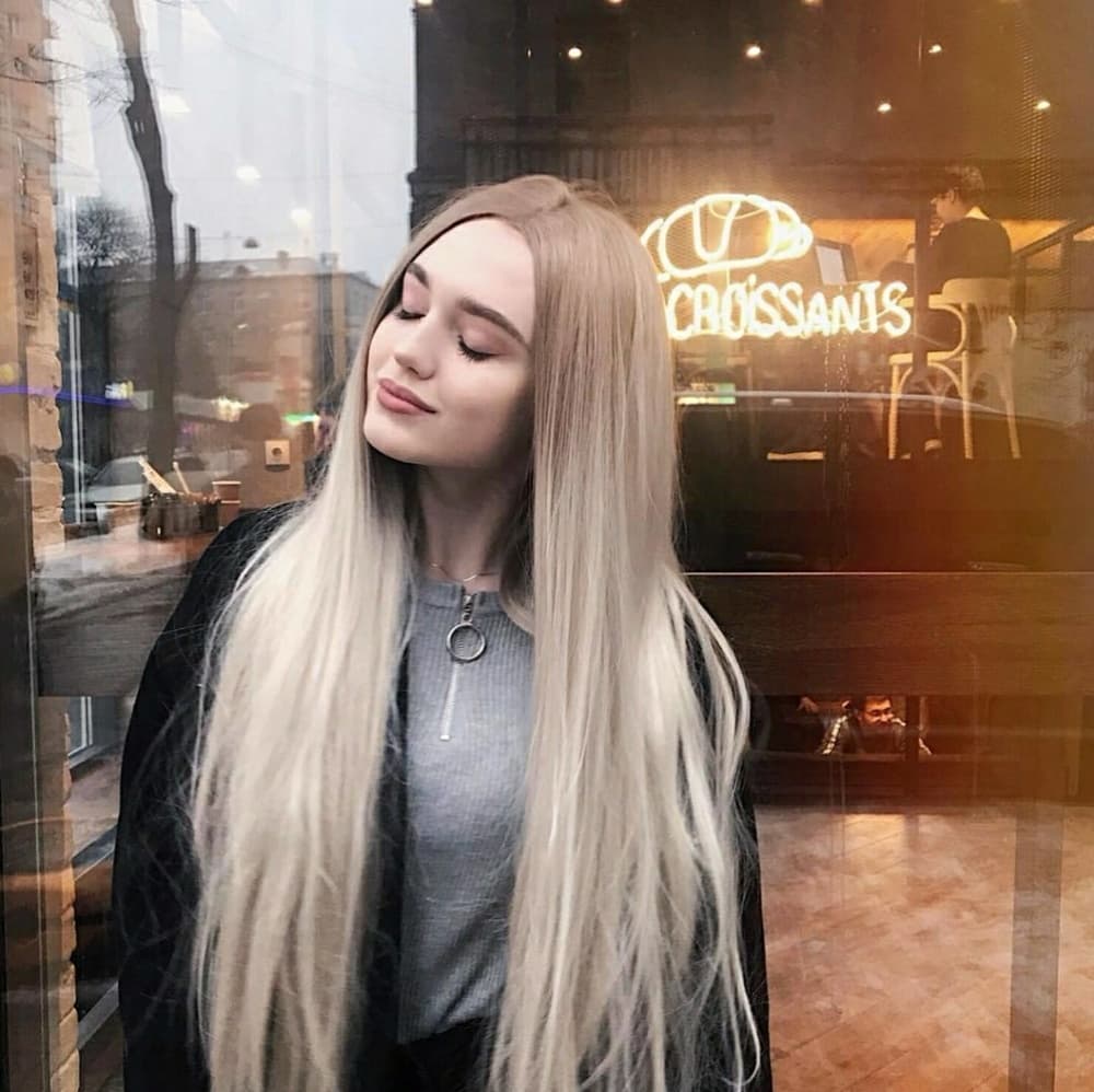 Ombre Blonde Lace Front Wig