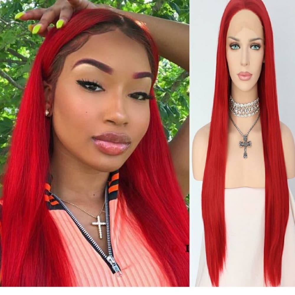 Red Beauty Lace Front Wig