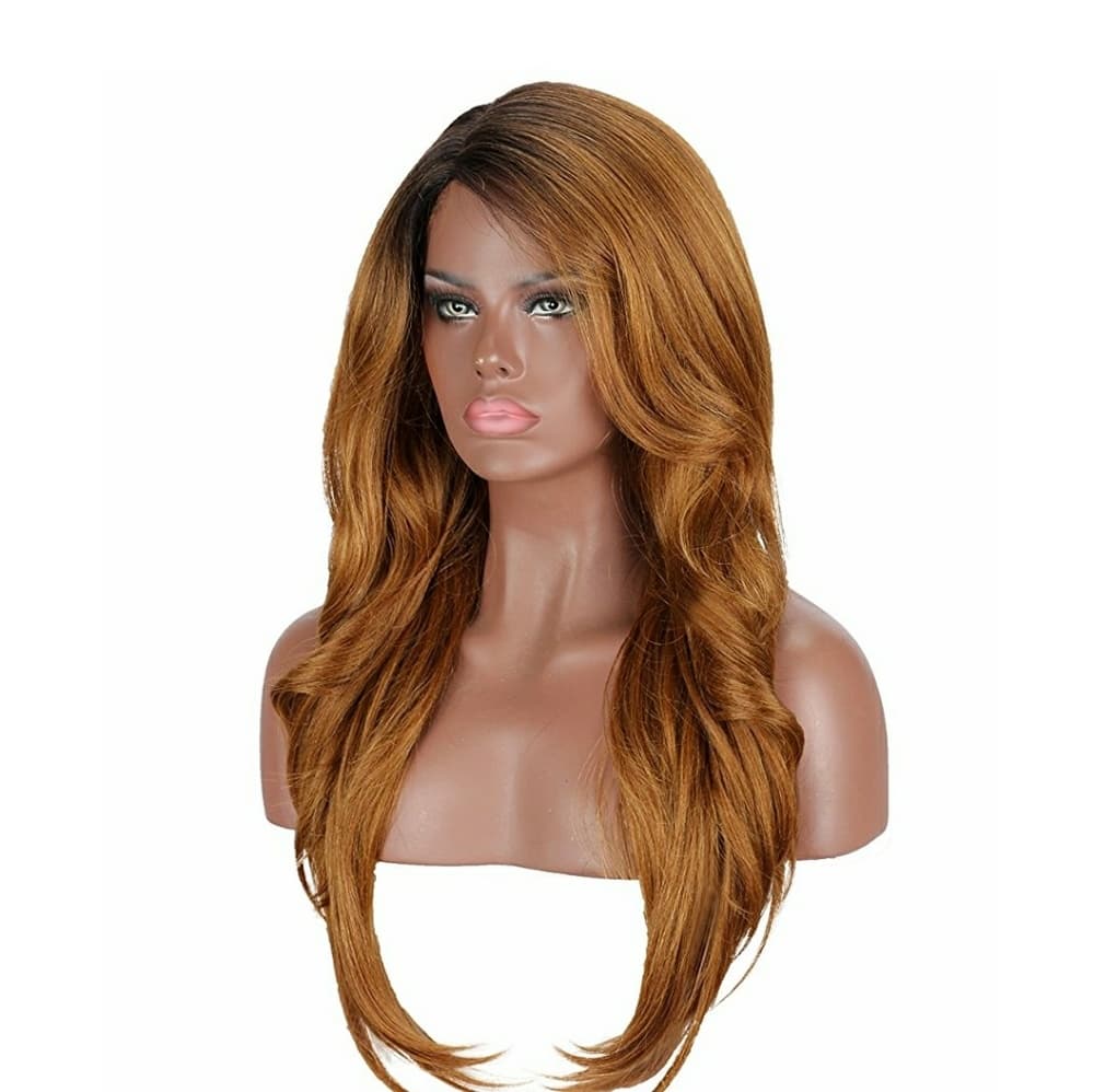 Yaki Synthetic Ombre Brown Wig