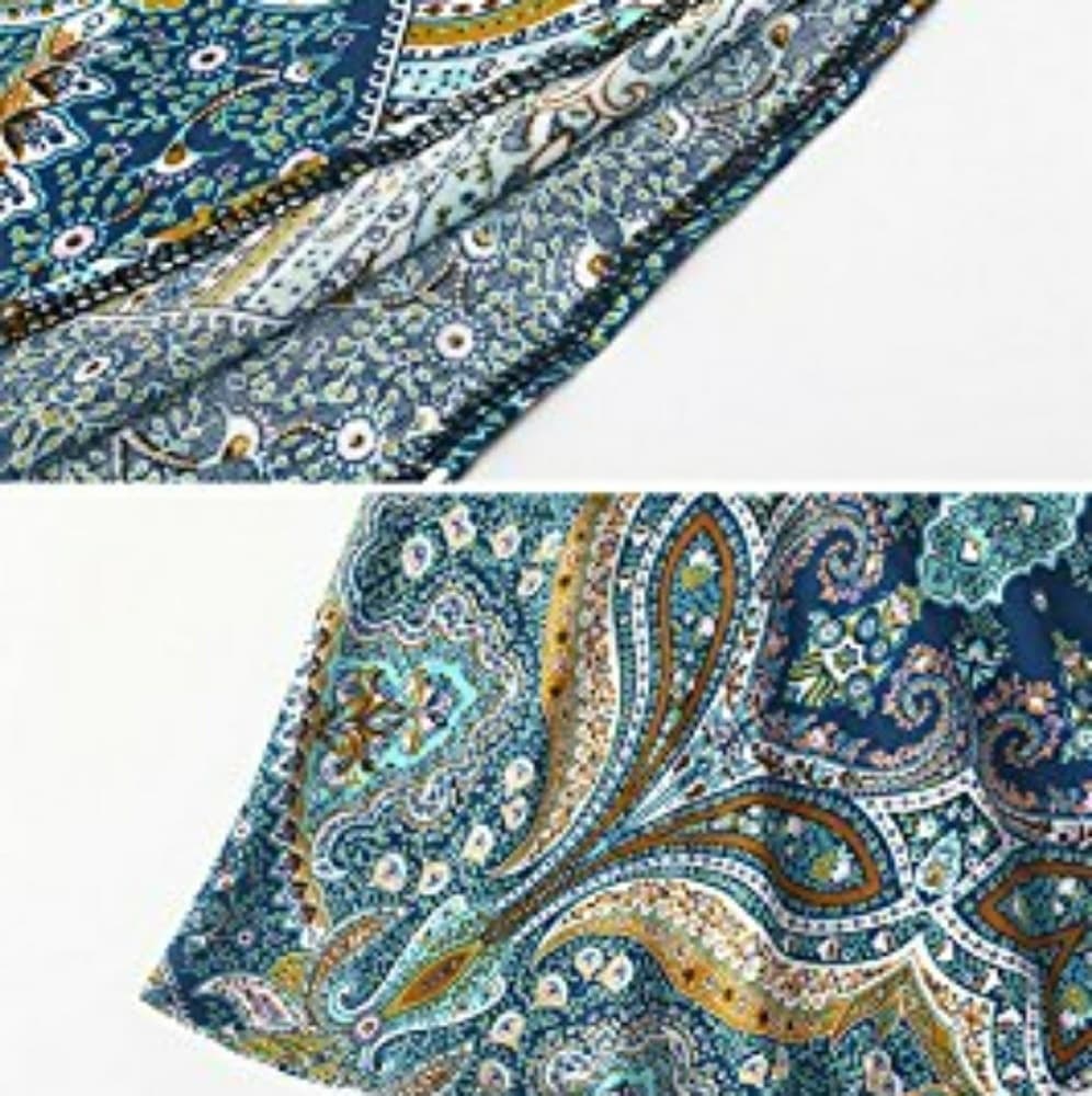Blue Beauty Bohemian Dress