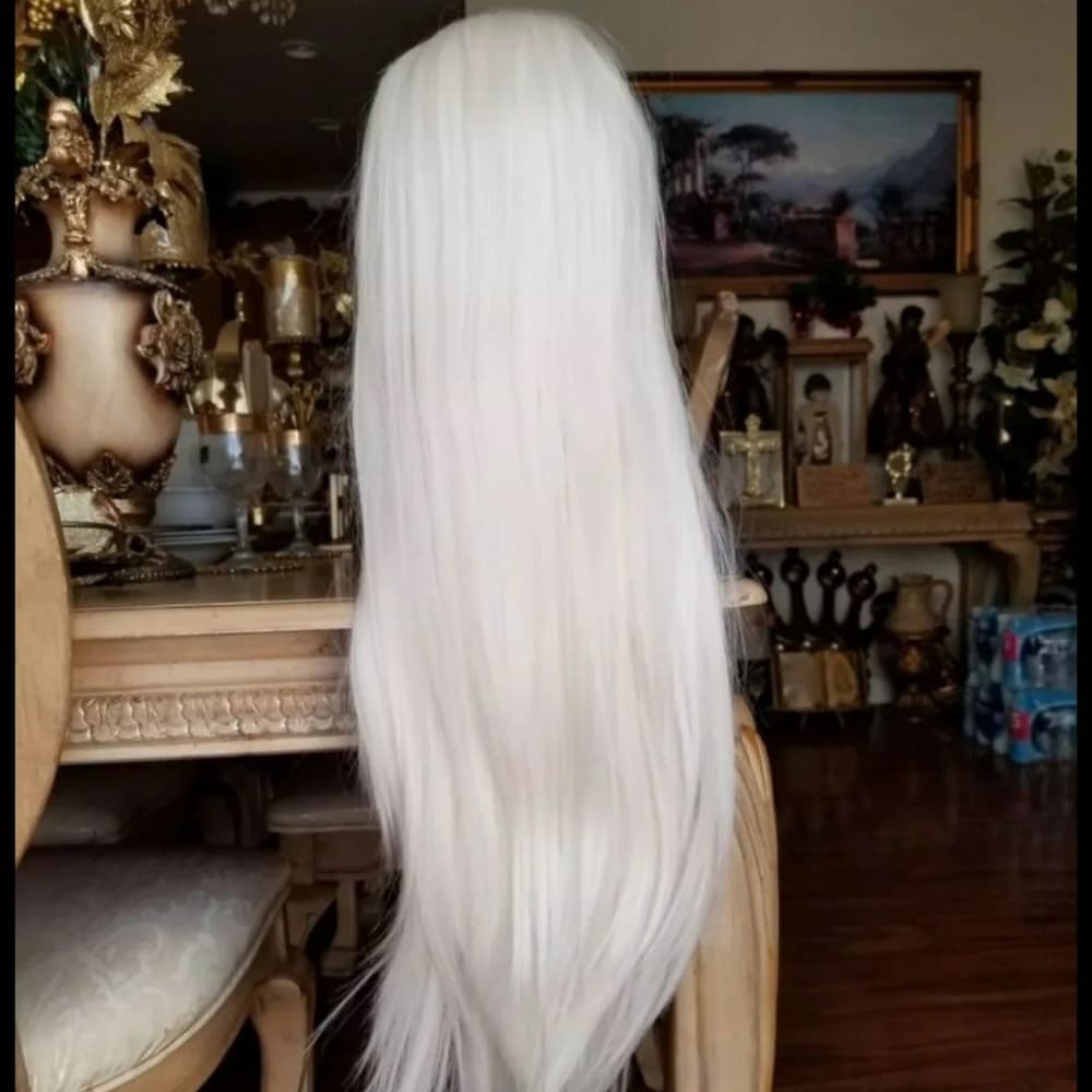 White Blonde Lace Front