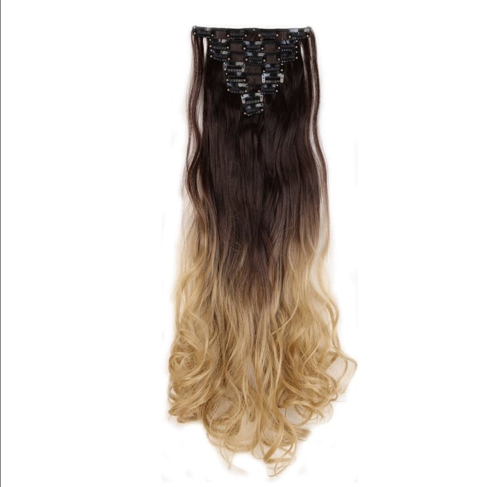 Ombre Dip Dye Full Head Clip in