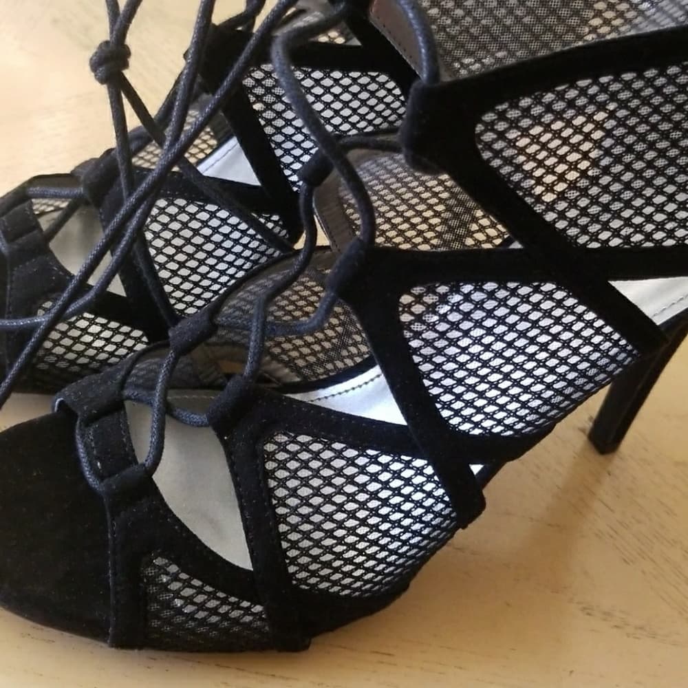 Black Netting Beauty Shoes