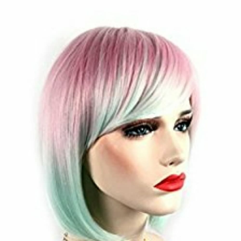 Rose Mint Green Full Wig