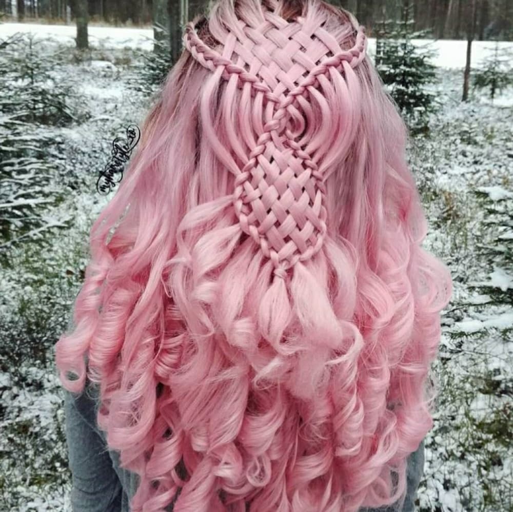 Pink Beauty Lace Front Wig
