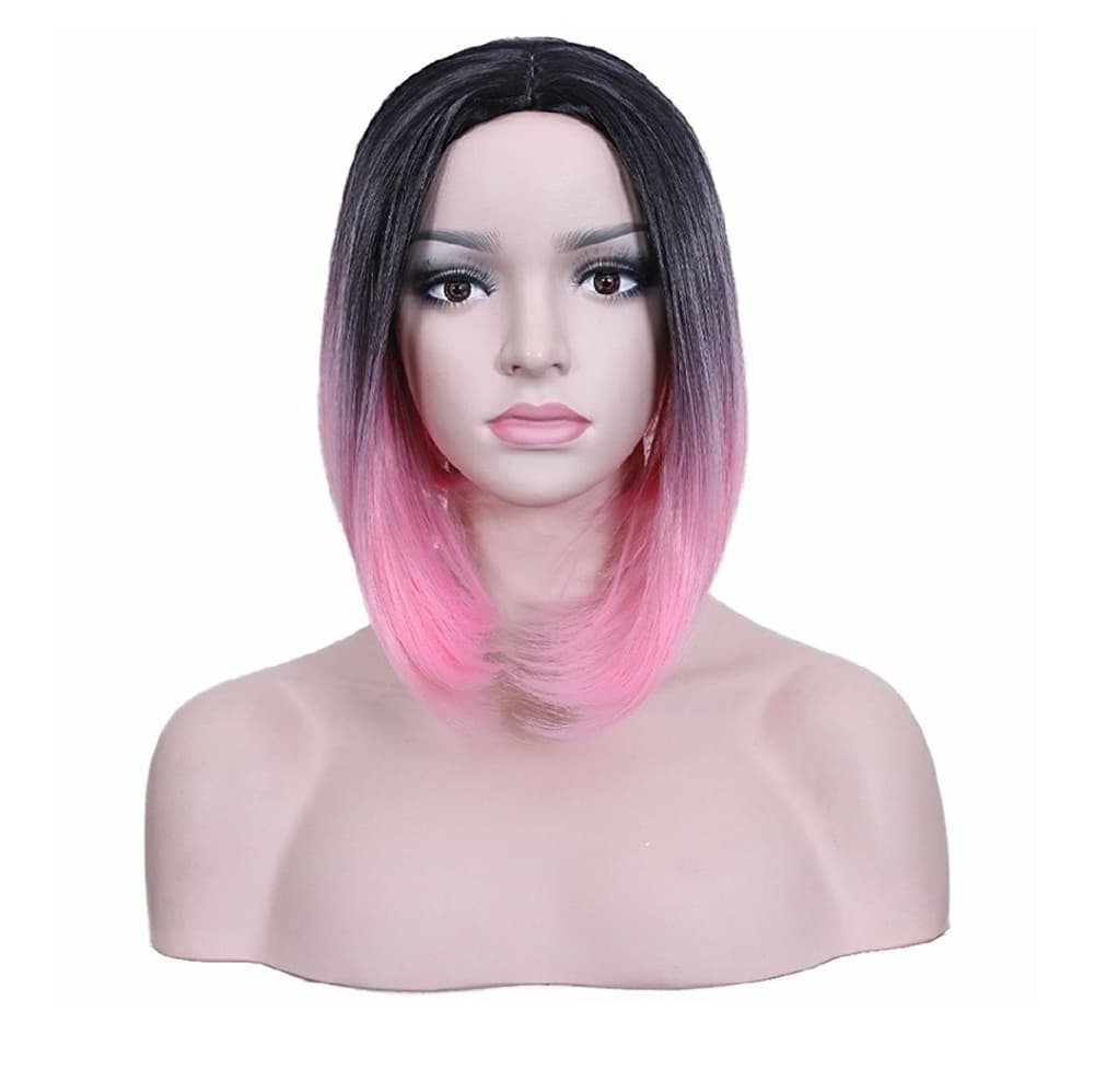Ombre Pink Bob Wig