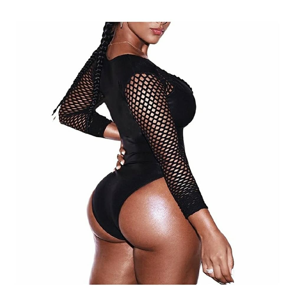 Black Beauty Zipper Bikini