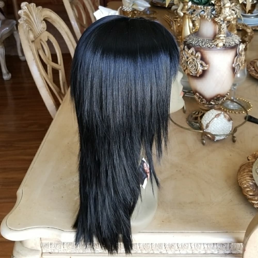 Black Jagged Edge Beauty Wig