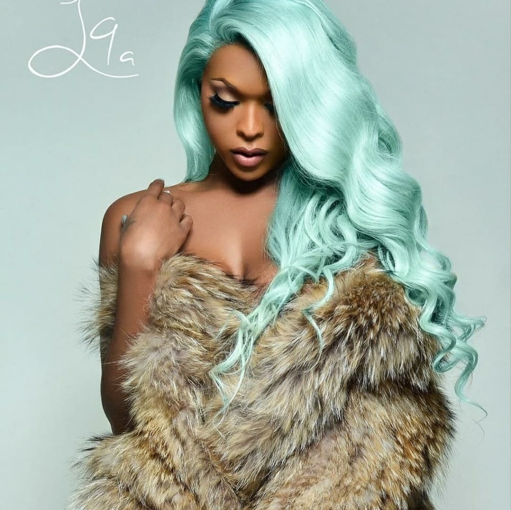 Mermaid Green Beauty Lacefront Wig 22-26 inches!!