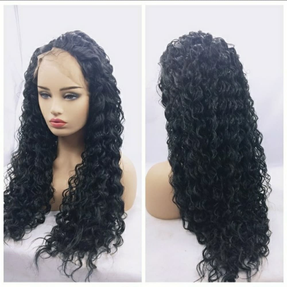 Black Curly Lace Front Wig 22-26 inches!!