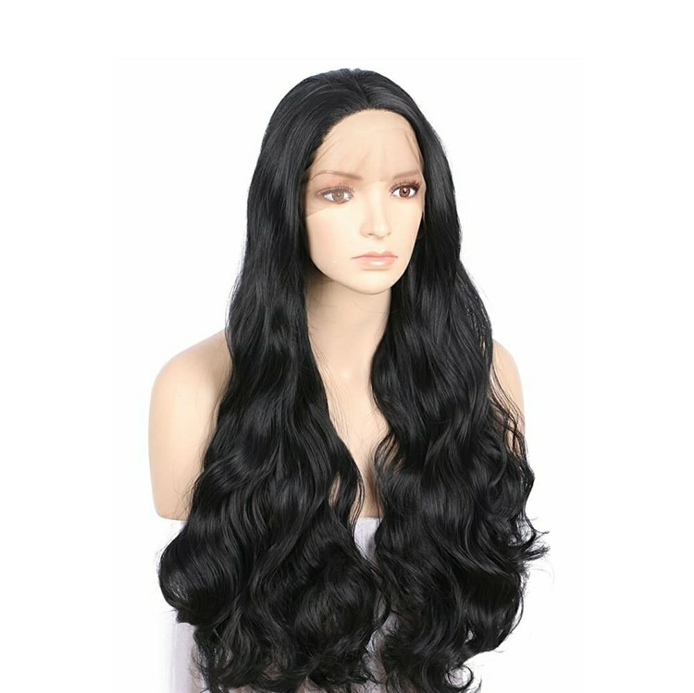 Black Wavy Lace Front Wig