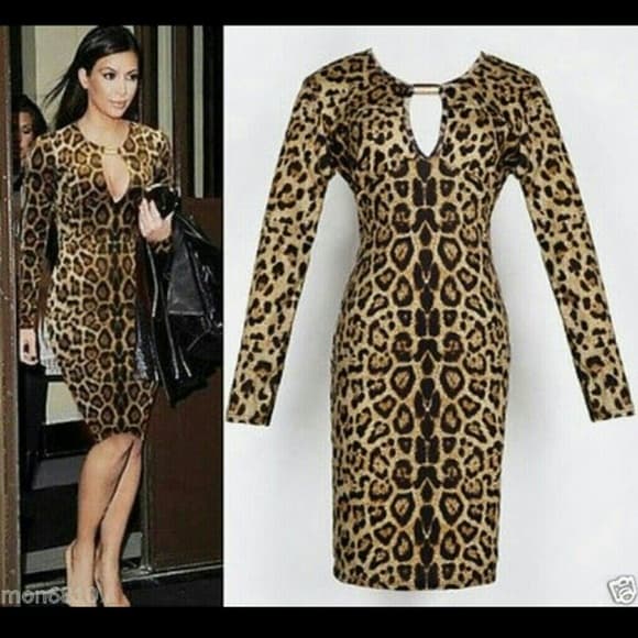 Beautiful Leaopard Dress size medium