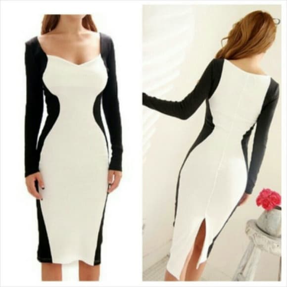 Beautiful Long Sleeve Cocktail Dress