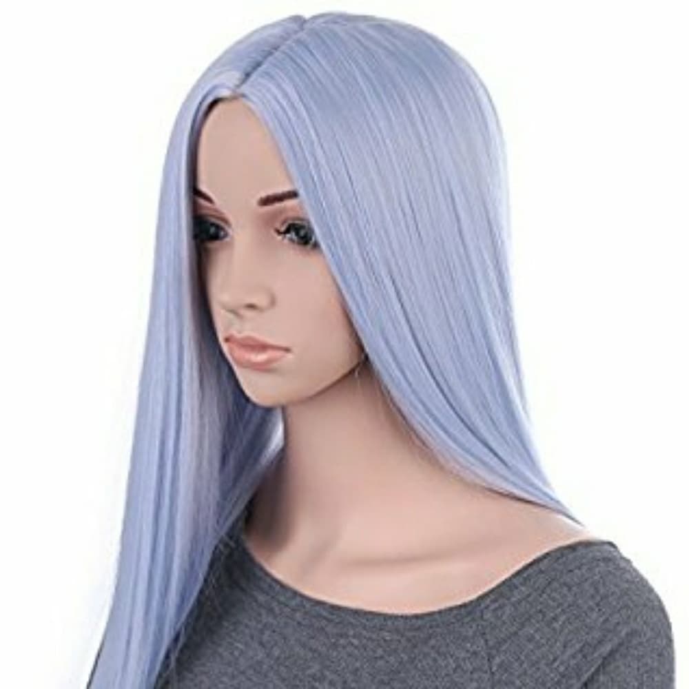 Silver Blue Wig