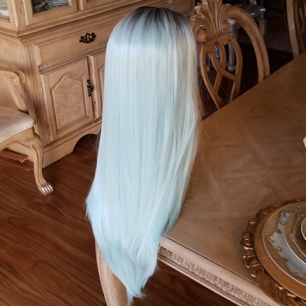 Ombre Mint Green Wig