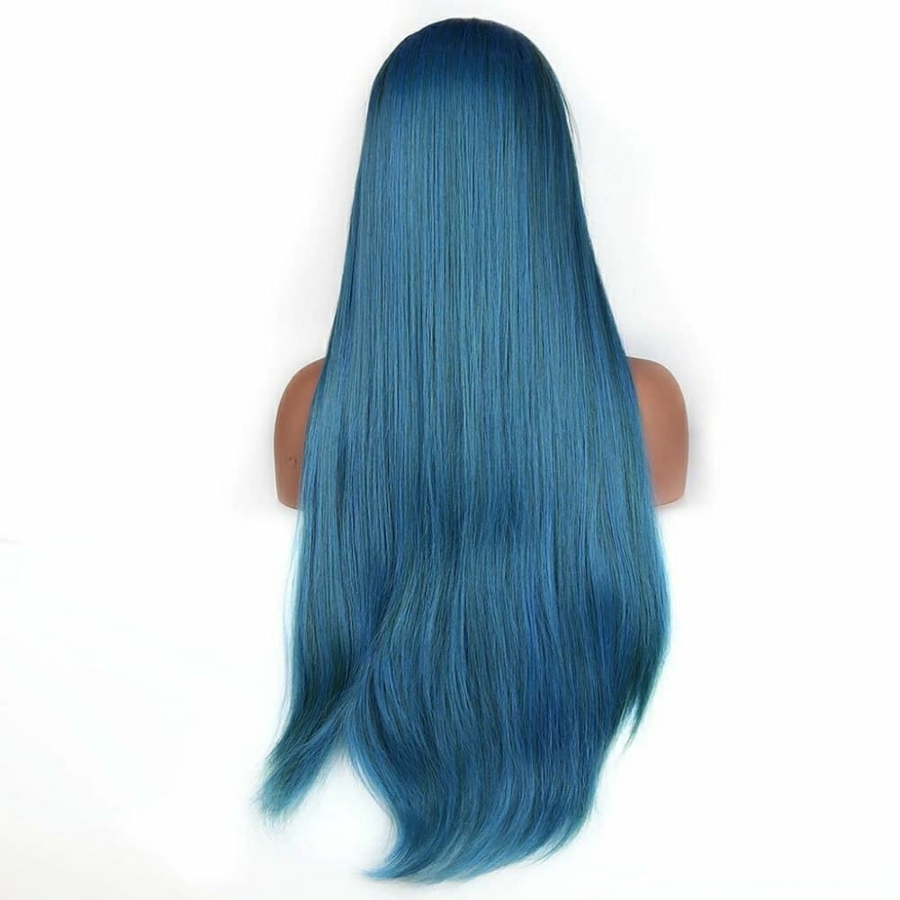 Ombre Blue Lace Front Wig 24-28 inches