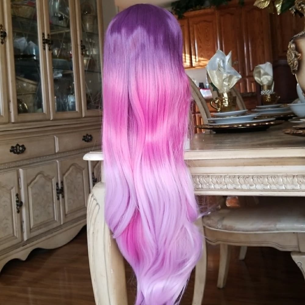 Pink Purple Beauty Lacefront Wig 22-26 inches
