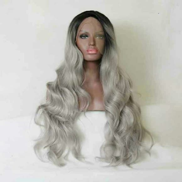 Ombre Gray Beauty Lacefront Wig 22-26 inches!!