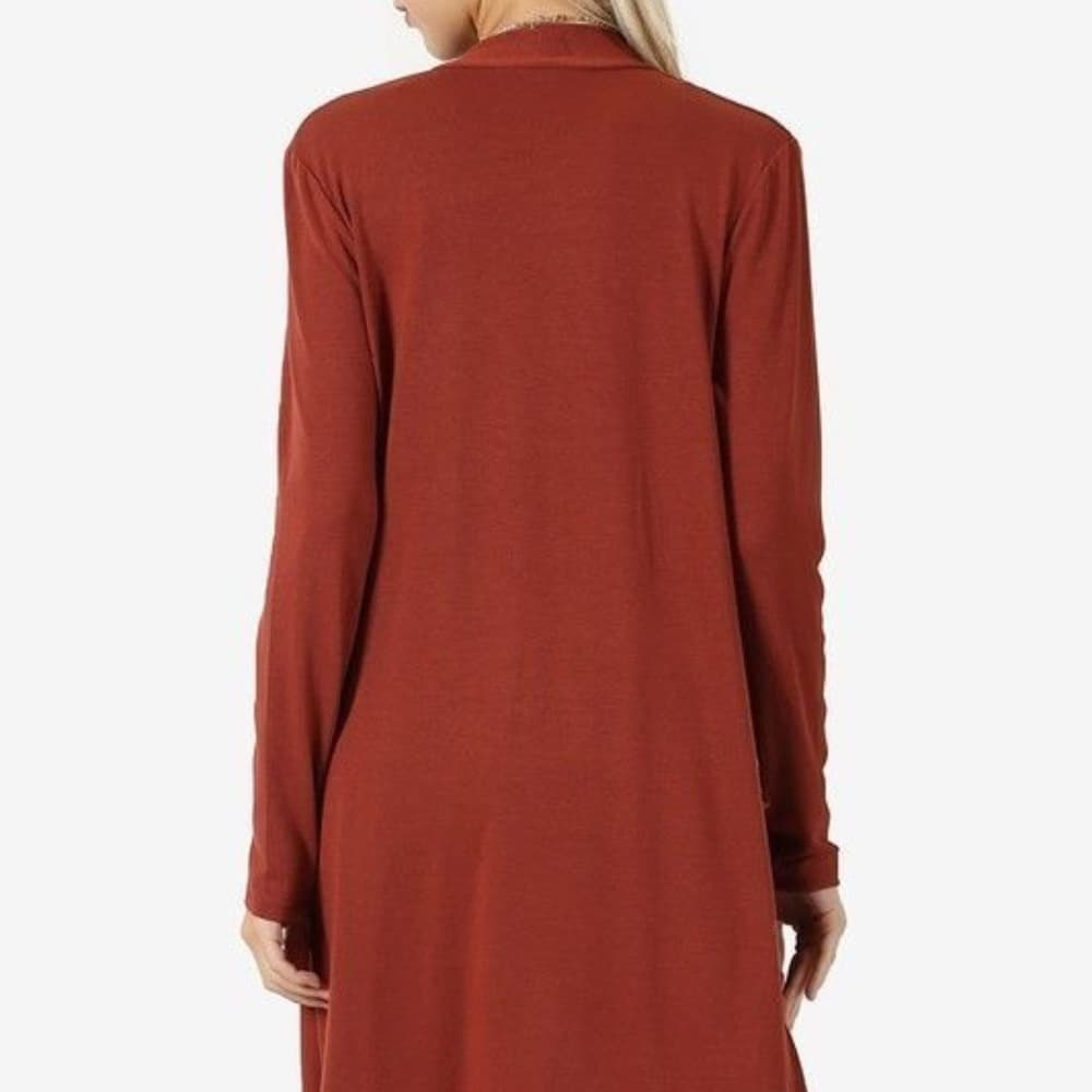 Fly Away Cardigan Sweater Long Sleeve Plus Pockets