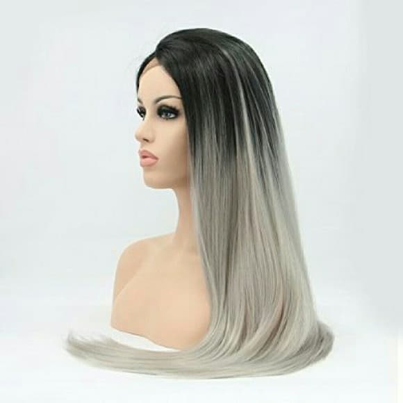 Black Ombre Beauty Lacefront Wig