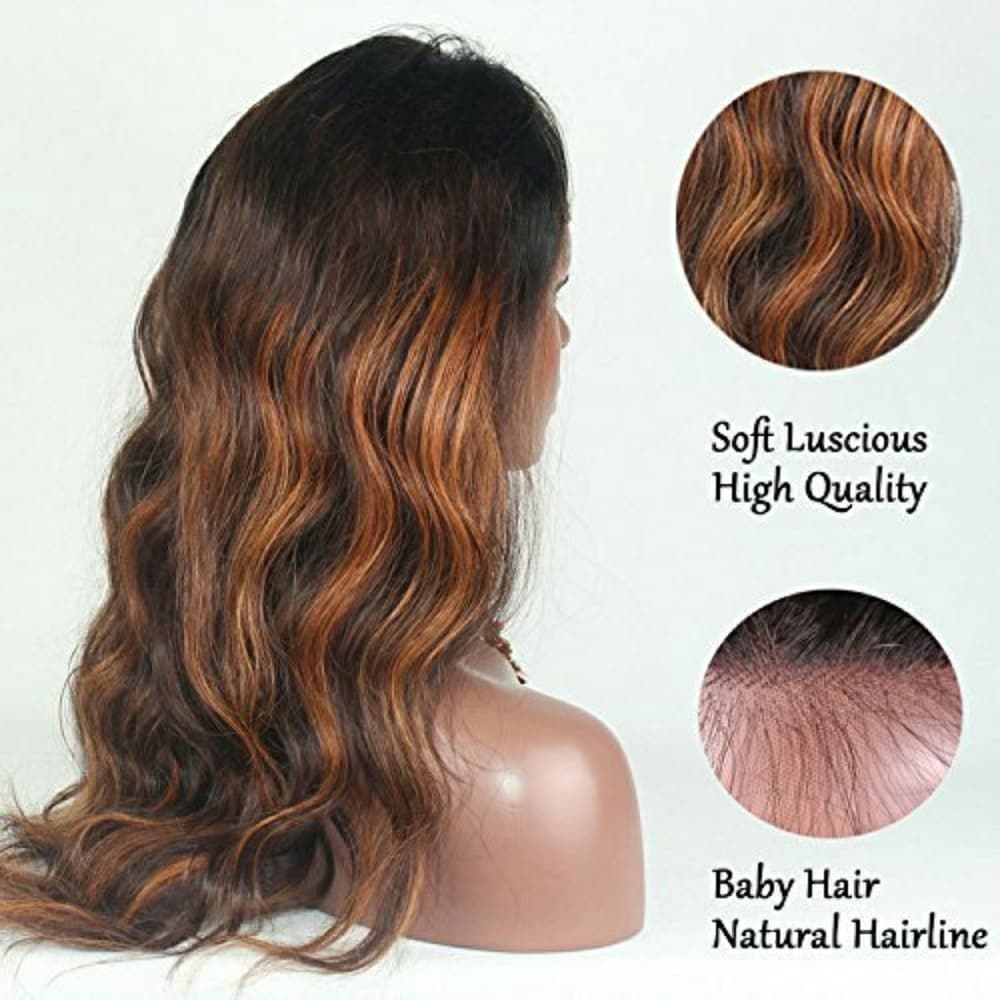 Ombre Beauty Virgin Bodywave Lacefront Wig
