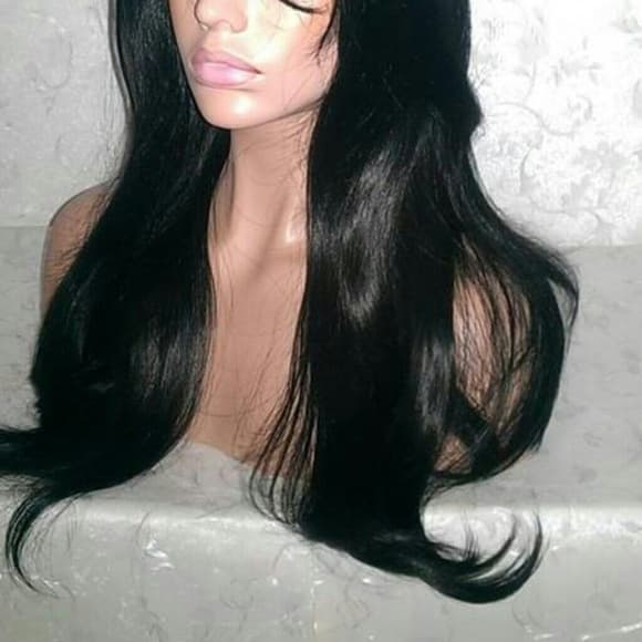 Layered Black Sexy Doll Lace Front Wig 20-22 inch
