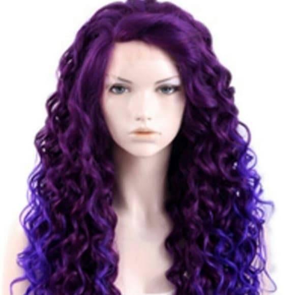 Beautiful Purple Doll Lace Front Wig 26-28 inches