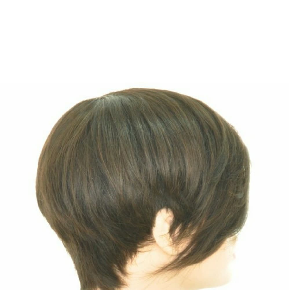Human Hair Pixie Beauty Wig #1b