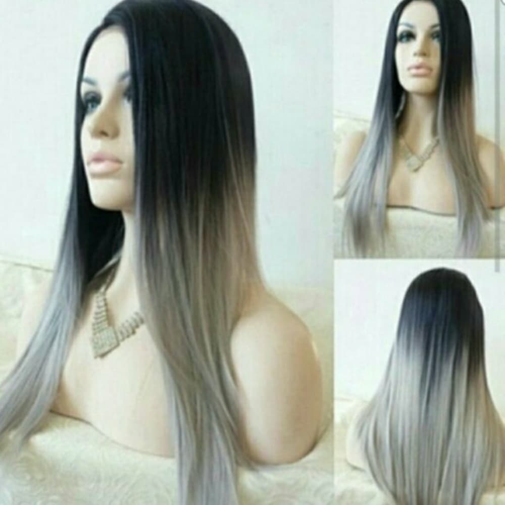 Ombre Gray Wig