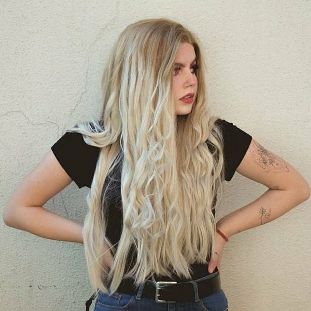 Ash Blonde Beauty LaceFront Wig Wig 22-26 inches