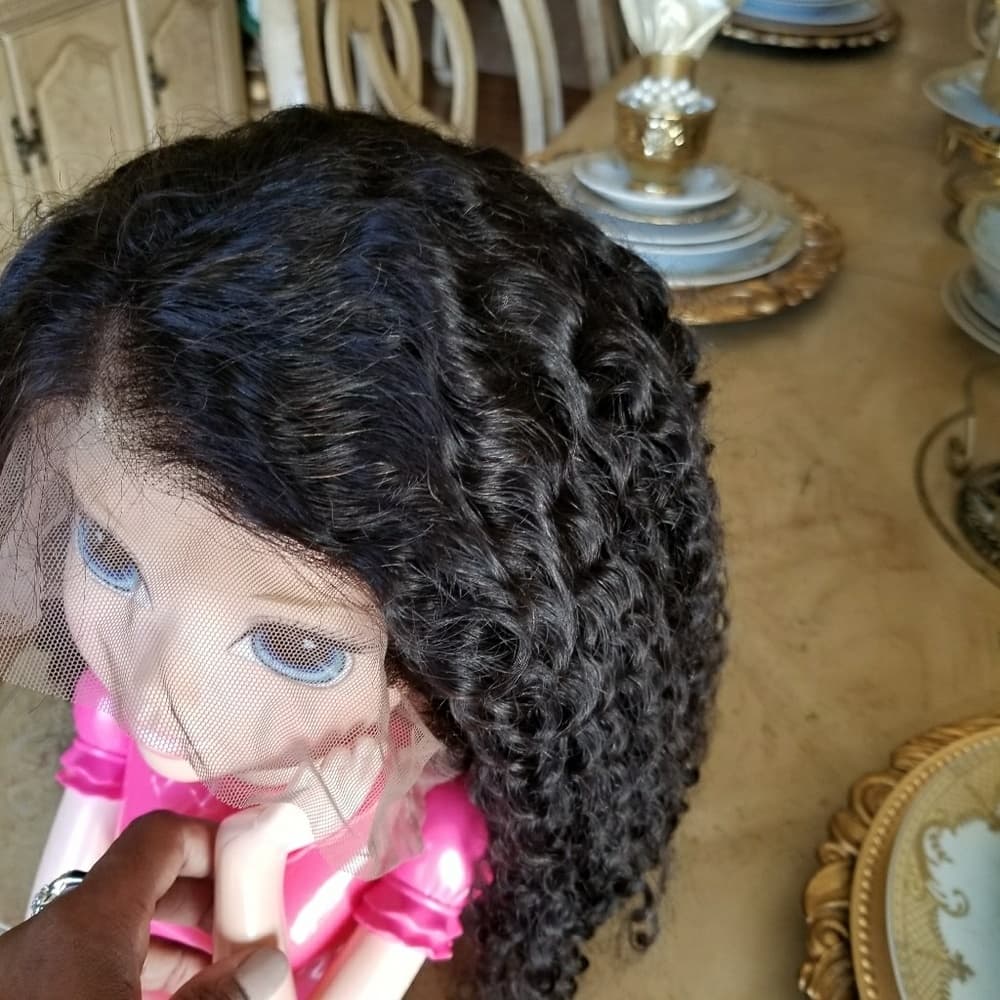 Pre Plucked Vigin Remy LaceFront Wig 16-18 inches