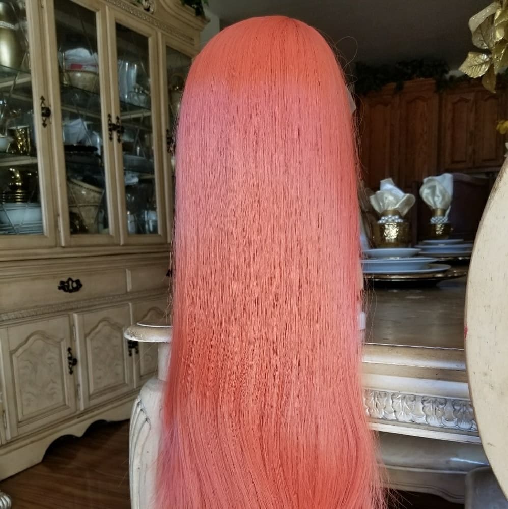 Pumpkin Orange Beauty Lacefront Wig 24-26inches