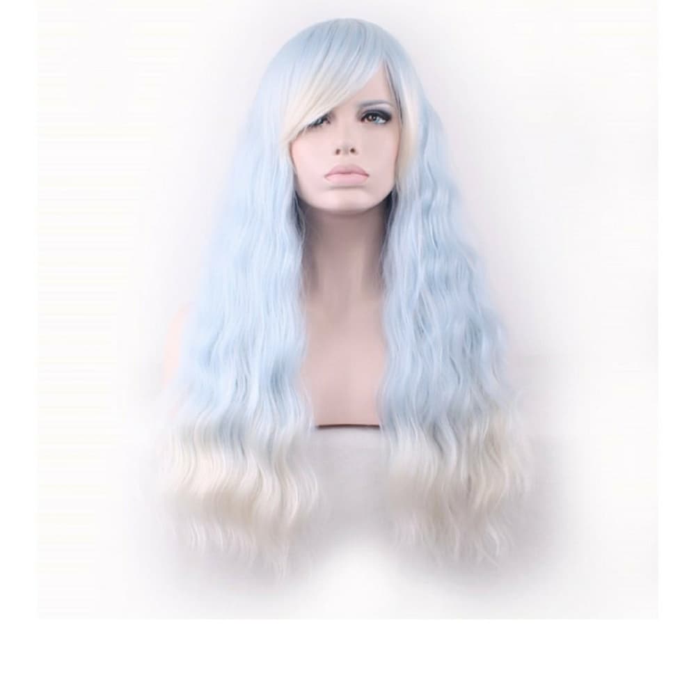 Light Blue/Light White Wig