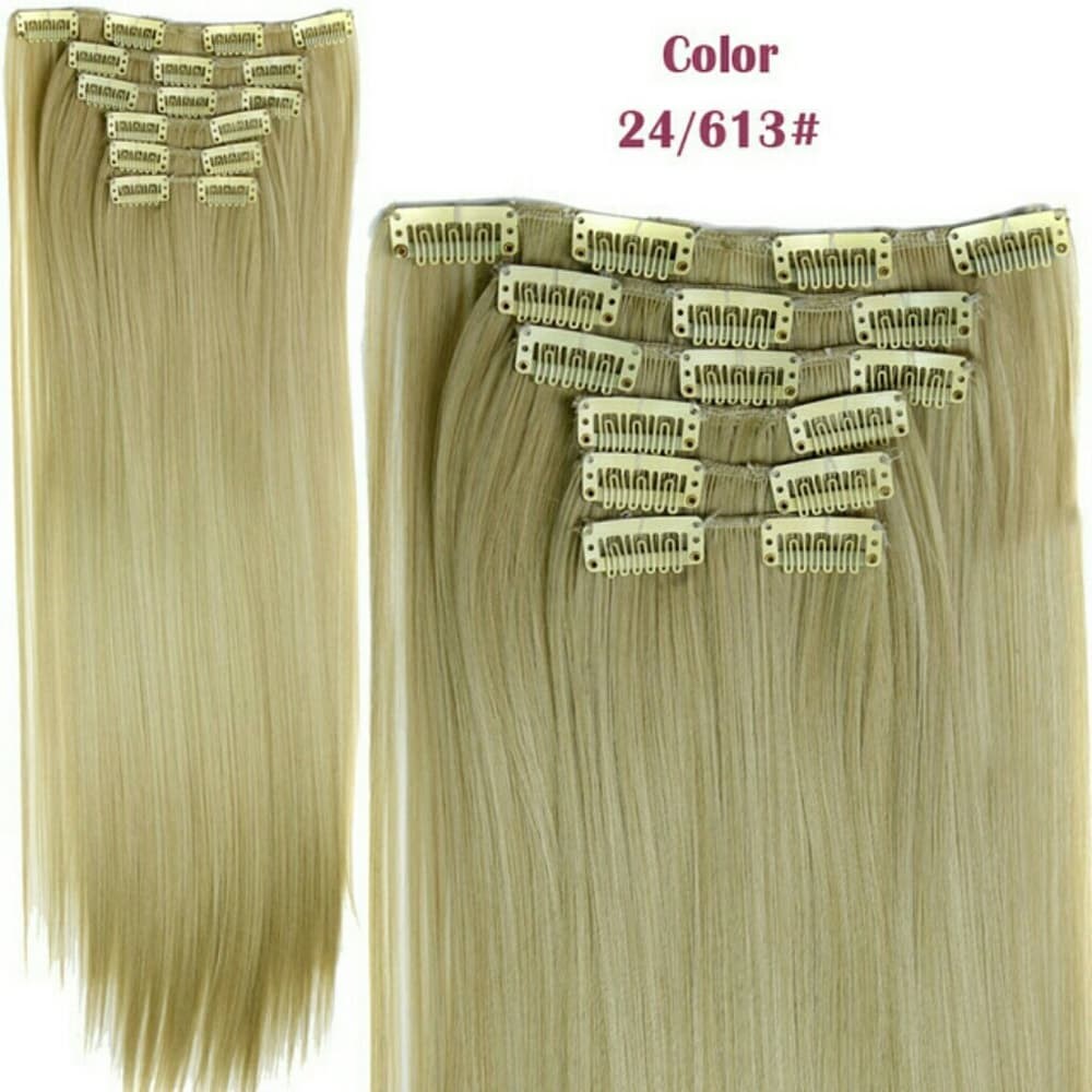 Blonde Full Head Clip In Extension