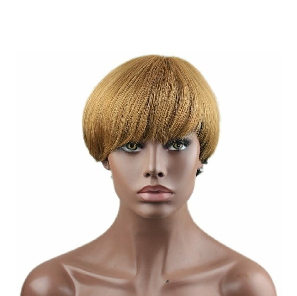 Human Hair Short Beauty Wig